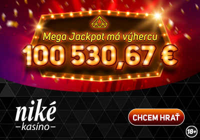 Ďalší Mega Jackpot v Niké kasíne